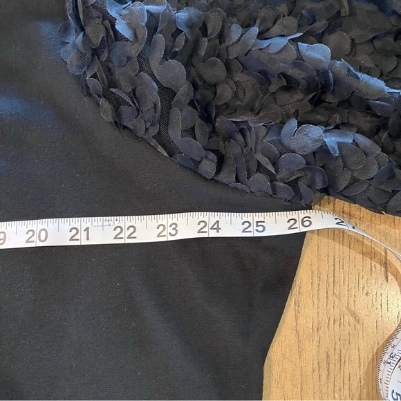 Jolie and Joy by FCT with Love Black Pullover Top with Puff Funzie Sleeves Sz 3X - Picture 7 of 8